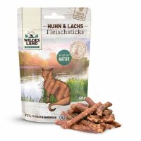 Wildes Land Fleischsticks Huhn/Lachs 50g