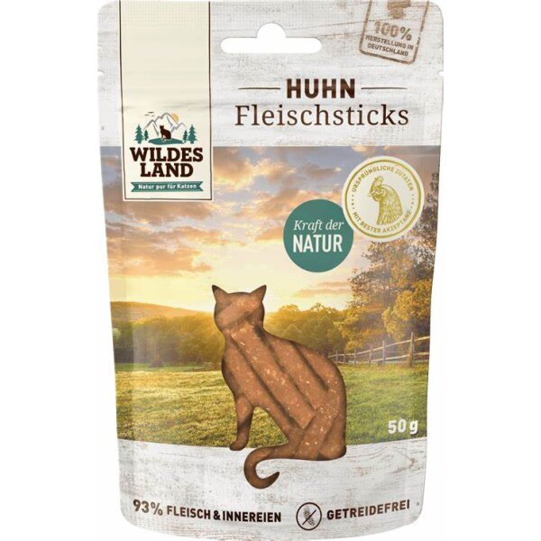 Wildes Land Fleischsticks Huhn 50g