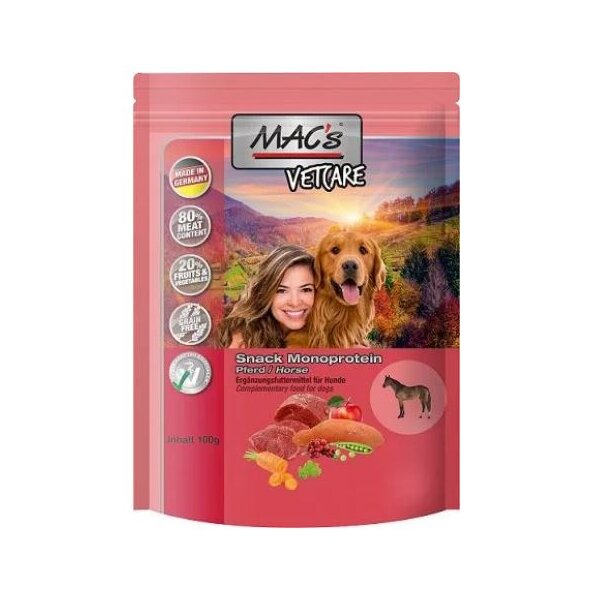 Mac`s Mono Pferd Snack 100g