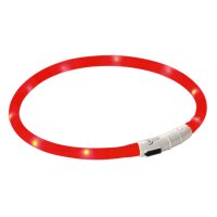 Led Halsband safe 20-55cm rot