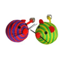 Mausballmit Glocke rosa-lila