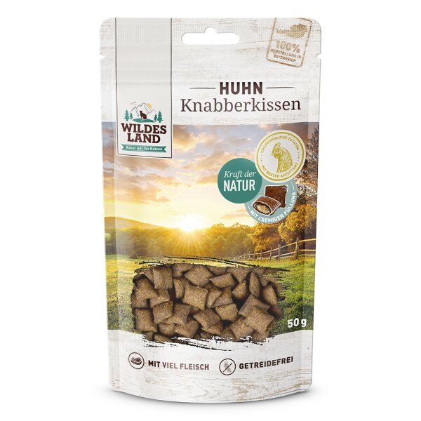 Wildes Land Knabberkissen HUHN 50 g