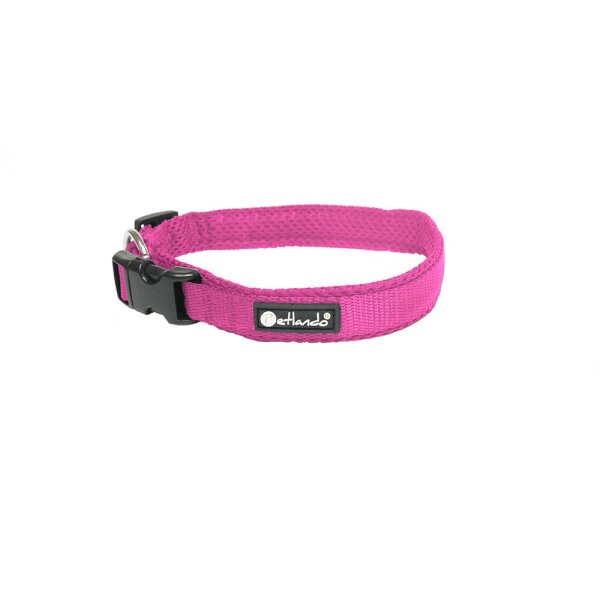 Mesh Halsband fuchsia