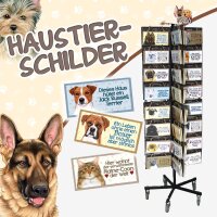 Haustierschilder aus Holz - Hunderassen