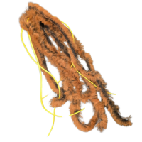 Spider mit Leder Anhänger pink/lila