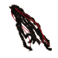 Spider mit Leder Anhänger pink/lila