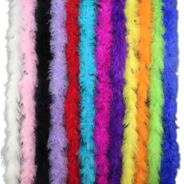 Longpuschel Anhänger orange