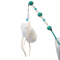 Leder Fellranhänger Schwarz