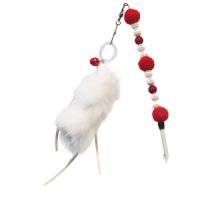 Leder Fellranhänger Grau