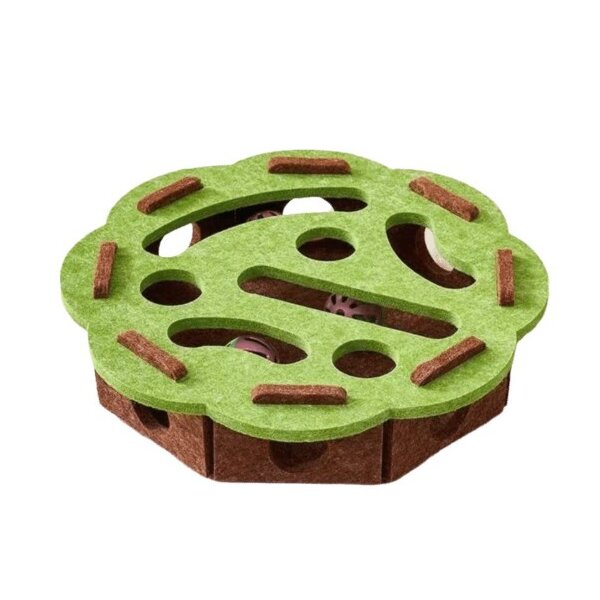 Filz-Ball-Spiel grün